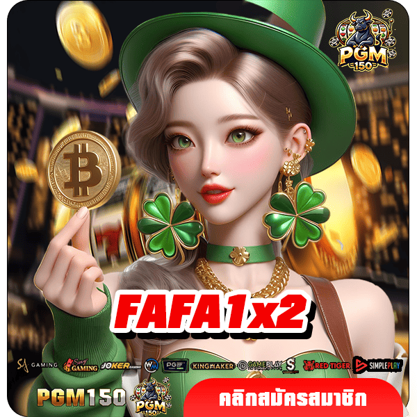 FAFA1x2 ทางเข้าหลัก สล็อตลิขสิทธิ์แท้ มีเกมครบทุกค่ายดัง